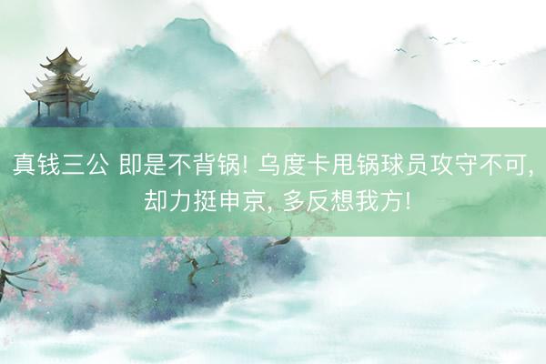 真钱三公 即是不背锅! 乌度卡甩锅球员攻守不可， 却力挺申京， 多反想我方!