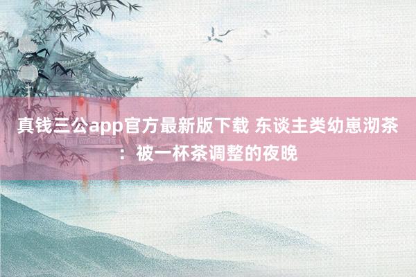 真钱三公app官方最新版下载 东谈主类幼崽沏茶：被一杯茶调整的夜晚