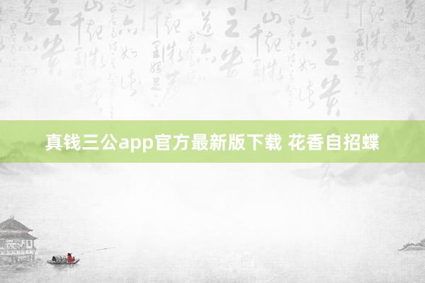 真钱三公app官方最新版下载 花香自招蝶