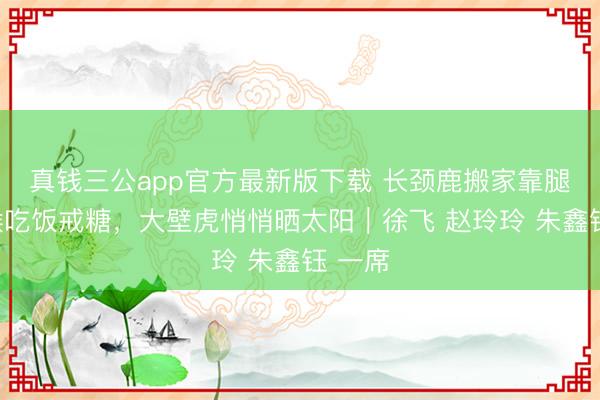 真钱三公app官方最新版下载 长颈鹿搬家靠腿，狐猴吃饭戒糖，大壁虎悄悄晒太阳｜徐飞 赵玲玲 朱鑫钰 一席